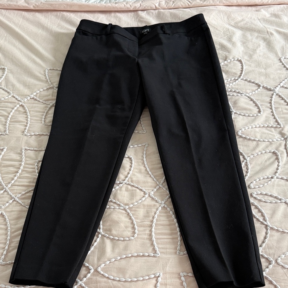 LOFT dress pants Julie style size 10 EUC black